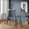 dalston bar table stools roomset