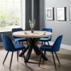 berwick round table burgess chairs roomset