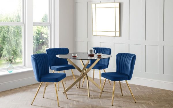 montero round table cannes blue chairs