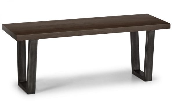 brooklyn dark oak bench