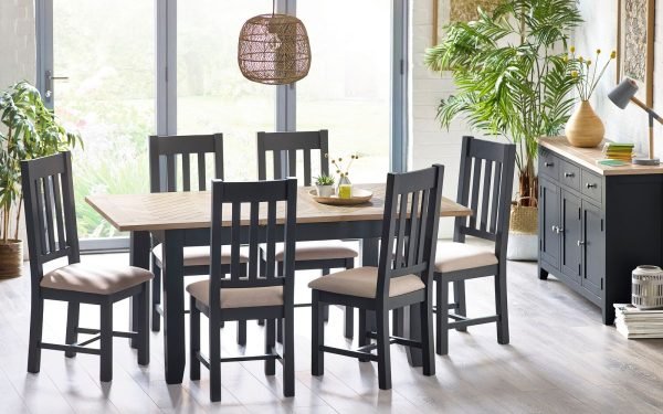 bordeaux dining table dining chairs roomset