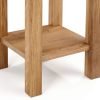 coxmoor oak tall side table legs detail