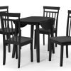 coast black dining set down