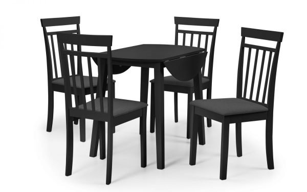 coast black dining set down