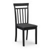 coast dining chair black