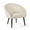 gig gigi boucle accent chair cutout