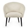 gig gigi boucle accent chair cutout