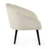 gig gigi boucle accent chair cutout