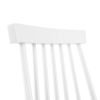 ala alassio spindle back dining chair white detail