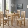 astoria flip table hereford chairs closed roomset