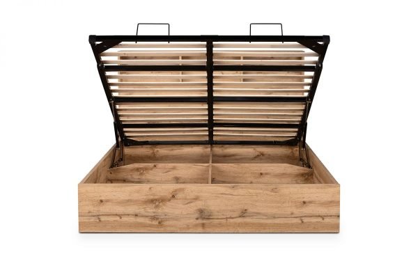 bal bali ottoman storage bed cm natural oak cutout