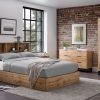 bal bali ottoman storage bed cm natural oak roomset