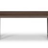 brooklyn dark oak bench front