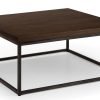 brooklyn dark oak square coffee table