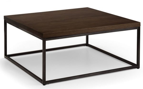 brooklyn dark oak square coffee table