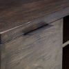 brooklyn dark oak tv unit detail