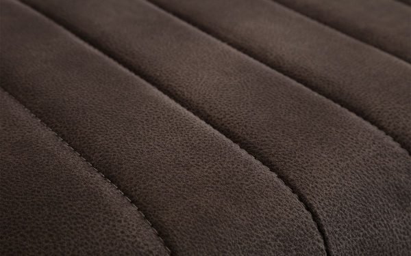 brooklyn upholstered bench charcoal grey fabric detail