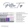 capsule pillow top mattress diagram