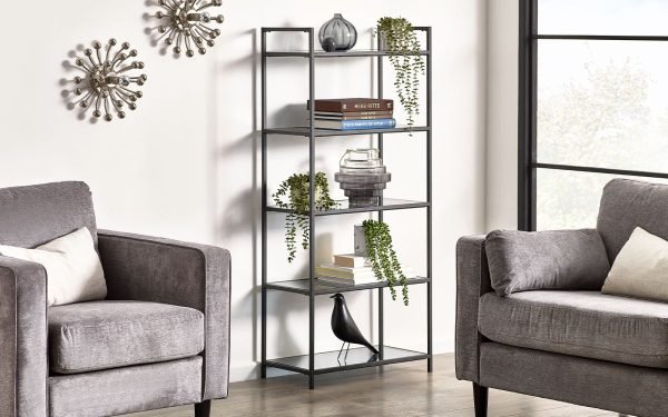 chicago tall bookcase roomset