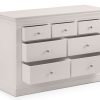 clermont light grey drawer chest open