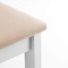 coa coa coast dining chair white detail