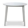 coast pebble dining table front