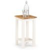 coxmoor ivory oak tall side table