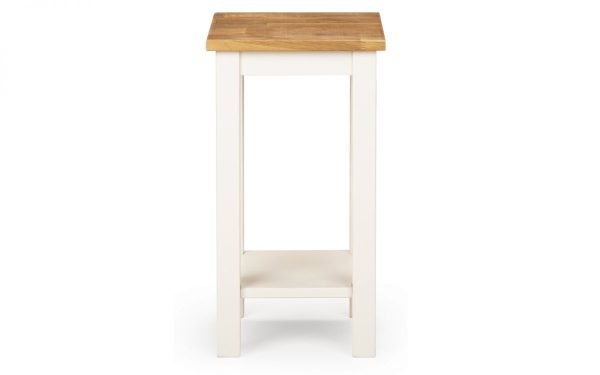 coxmoor ivory oak tall side table front