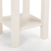 coxmoor ivory oak tall side table legs detail