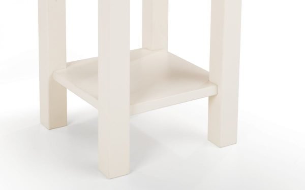 coxmoor ivory oak tall side table legs detail