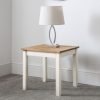 coxmoor white oak lamp table roomset