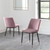 delaunay pink dining chair roomset