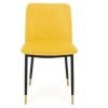 deluanay mustard chair front