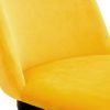 deluanay mustard chair seat detail