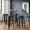 grafton backless bar stool dalston bar table roomset