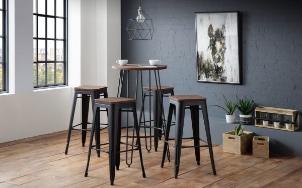 grafton backless bar stool dalston bar table roomset