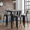 grafton bar table stools roomset