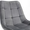 hadid chair grey back detail