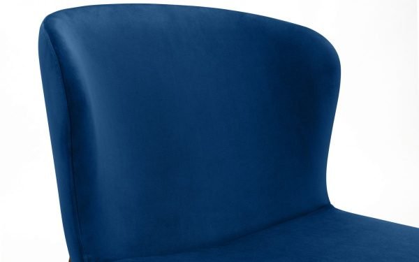 harper chair blue back detail