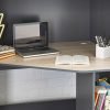 hercules highsleeper woodgrain anthracite desk detail