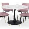 holland table delaunay pink chairs