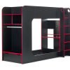 impact gaming bunk black red