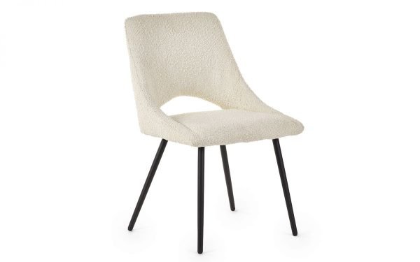 iri iris boucle dining chair cutout