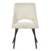 iri iris boucle ivory dining chair cutout