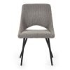 iri iris grey boucle dining chair cutout ()