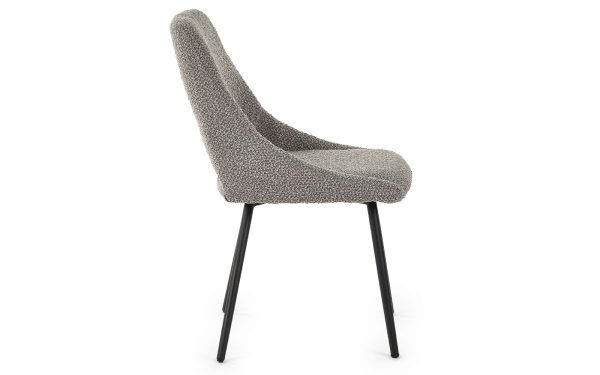 iri iris grey boucle dining chair cutout