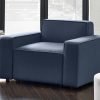 lago combination sofa blue chair roomset