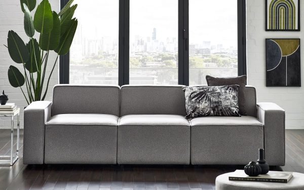 lago combination sofa grey seater roomset