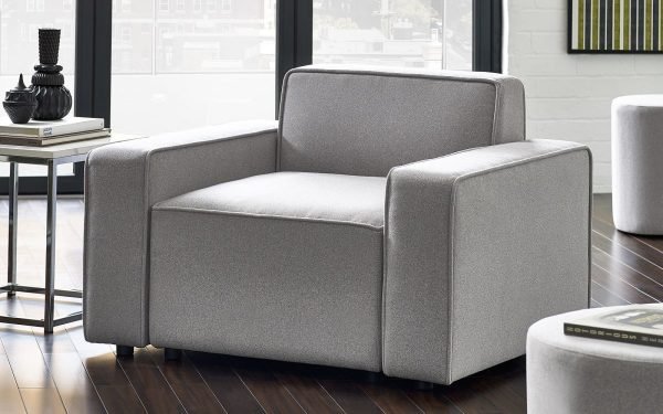 lago combination sofa grey chair roomset