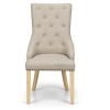 loire button back chair front